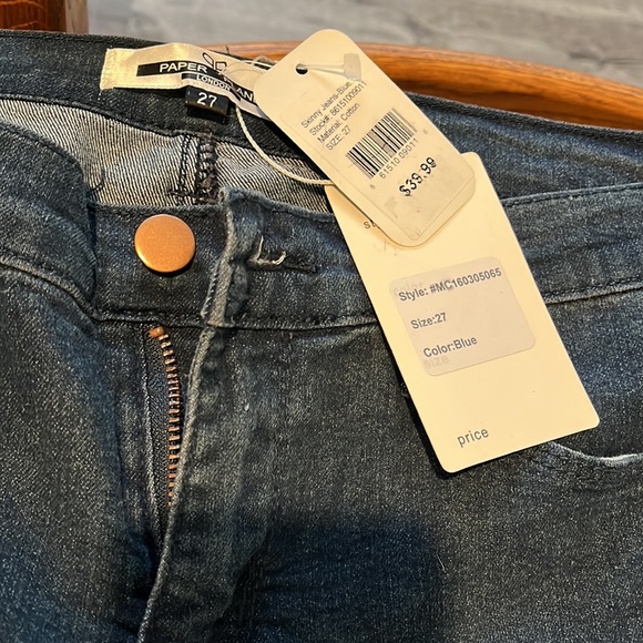 Brand new paper planes skinny jeans, dark blue colour. - Picture 2 of 3